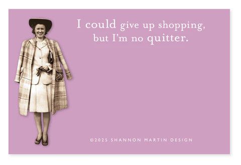 Magnetic List Pad - I&#39;m Not A Quitter
