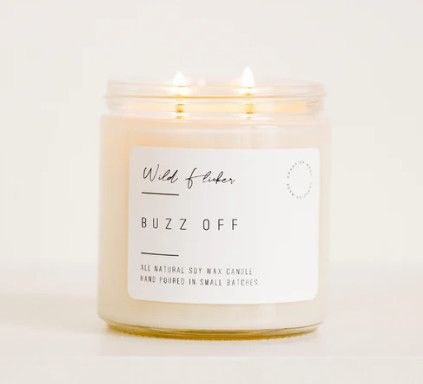 Soy Candle: BUZZ Off (bug repellent)
