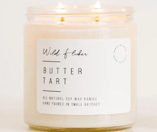 Soy Candle: 16 oz. Double Wick, Variety: Butter Tart