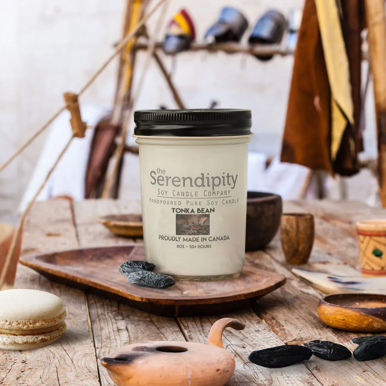 Soy Candle - Tonka Bean 8 oz