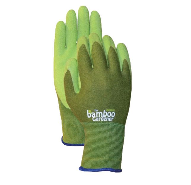 Garden Gloves: Bamboo Gardener - Rubber Palm L