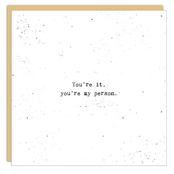 Love Card: You&#39;re It - Blank