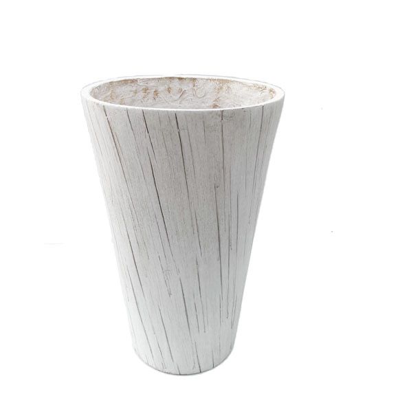 Planter - White Wash, Size: 32.5x50.8cm