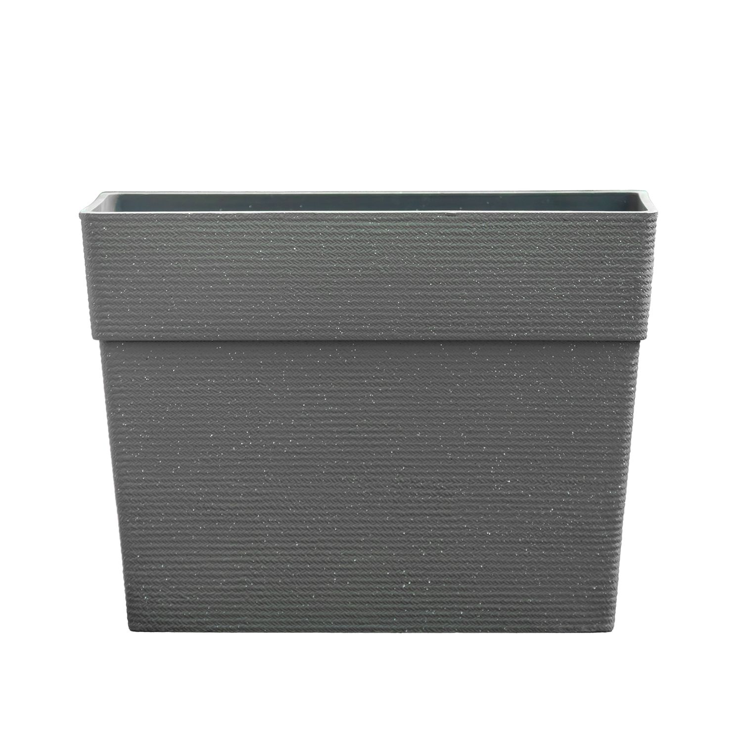 Planter - Traditional Rectangular 31.5&quot;w x 23.5&quot;h Black