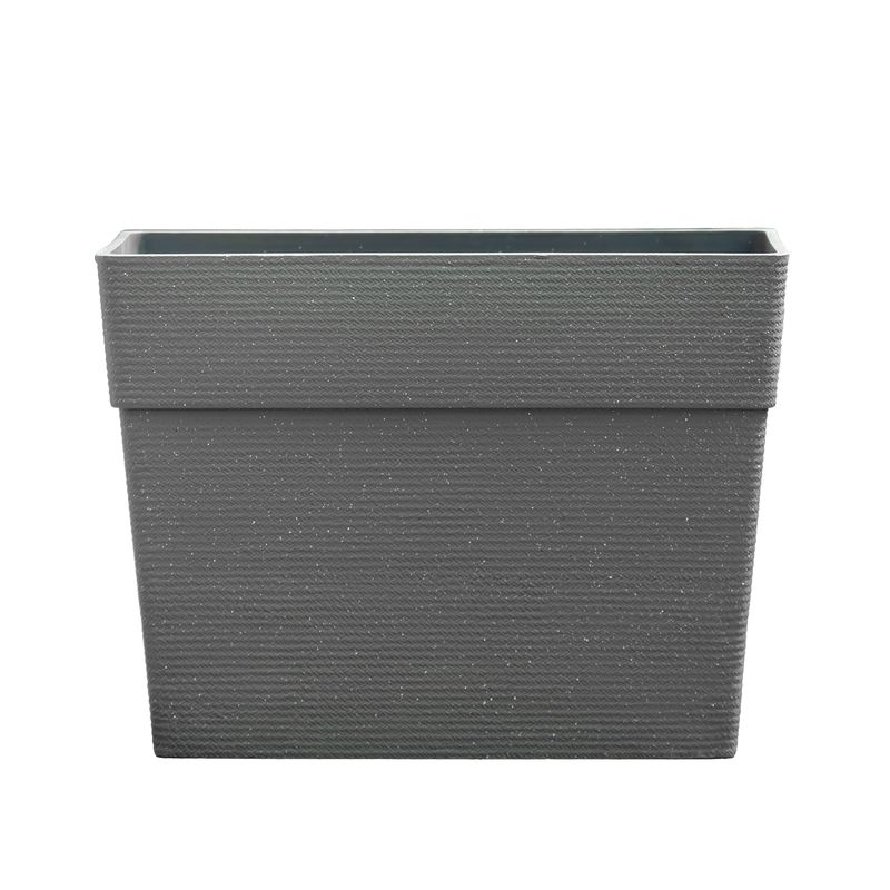 Planter - Traditional Rectangular 31.5&quot;w x 23.5&quot;h Black