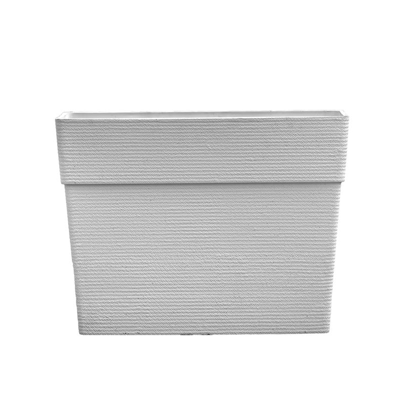 Planter - Traditional Rectangular 31.5&quot;w x 23.5&quot;h White