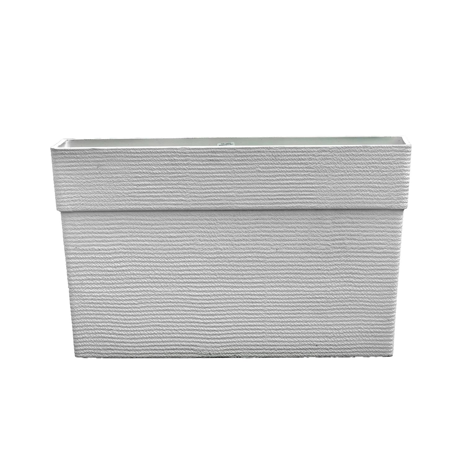 Planter - Traditional Rectangular 39.5&quot;w x 23.5&quot;h White