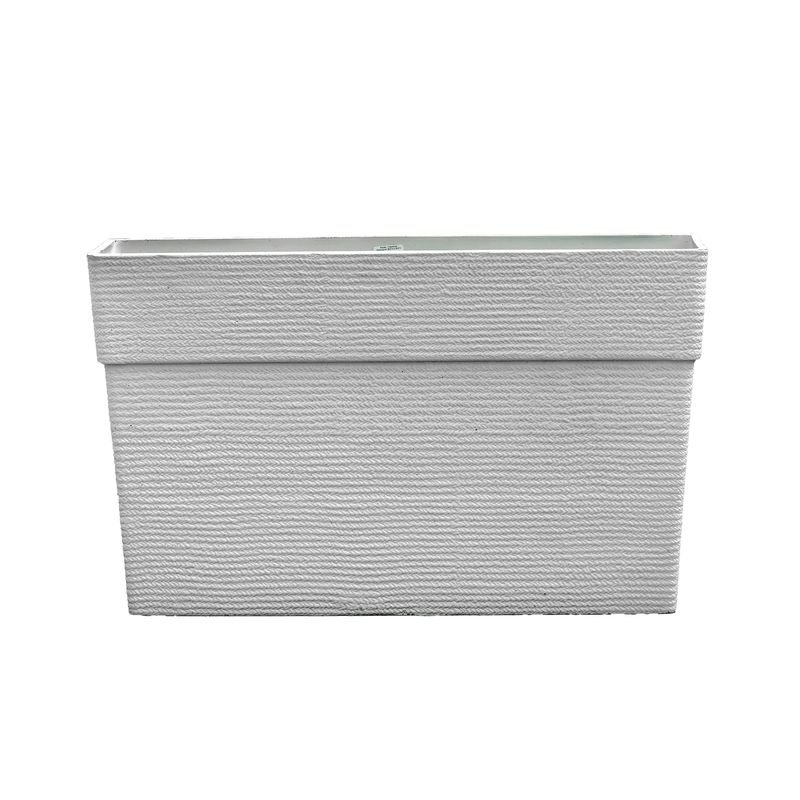 Planter - Traditional Rectangular 39.5&quot;w x 23.5&quot;h White