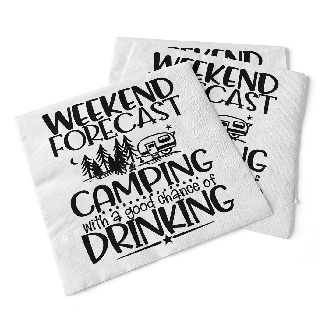 Napkin - Cocktail - Weekend Forecast