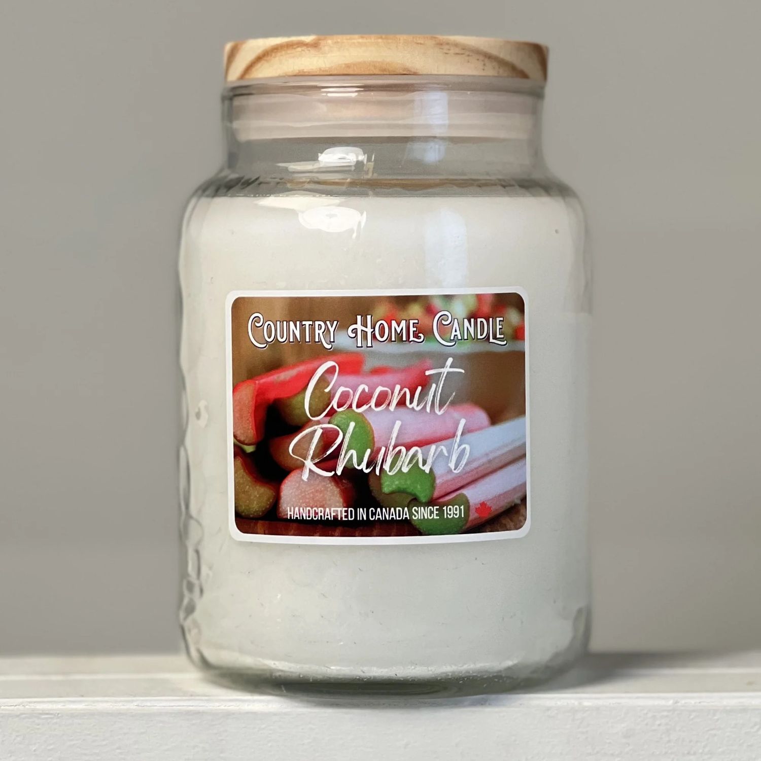 Candle 26 oz. Coconut Rhubarb