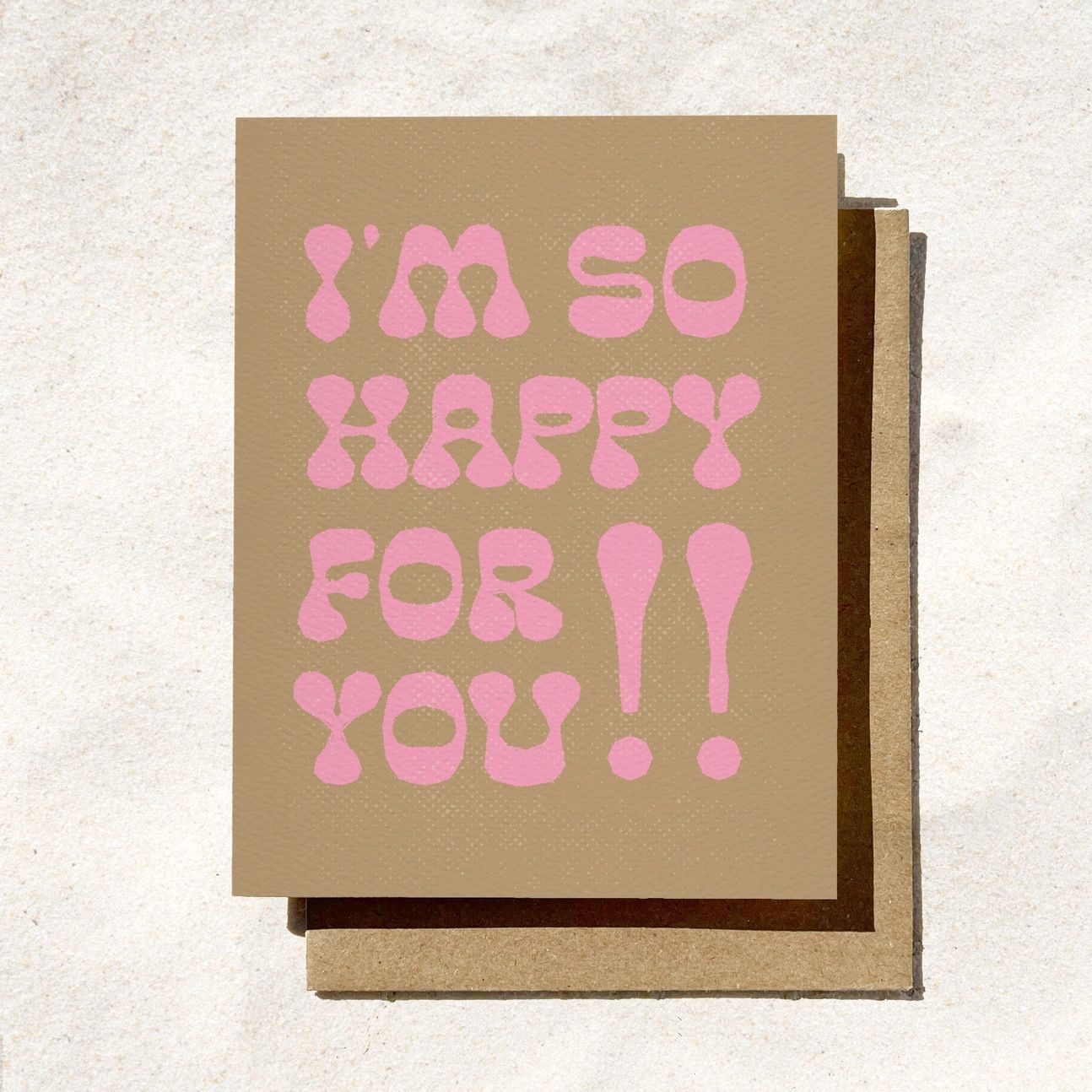 Congratulations Card - I&#39;m So Happy for You