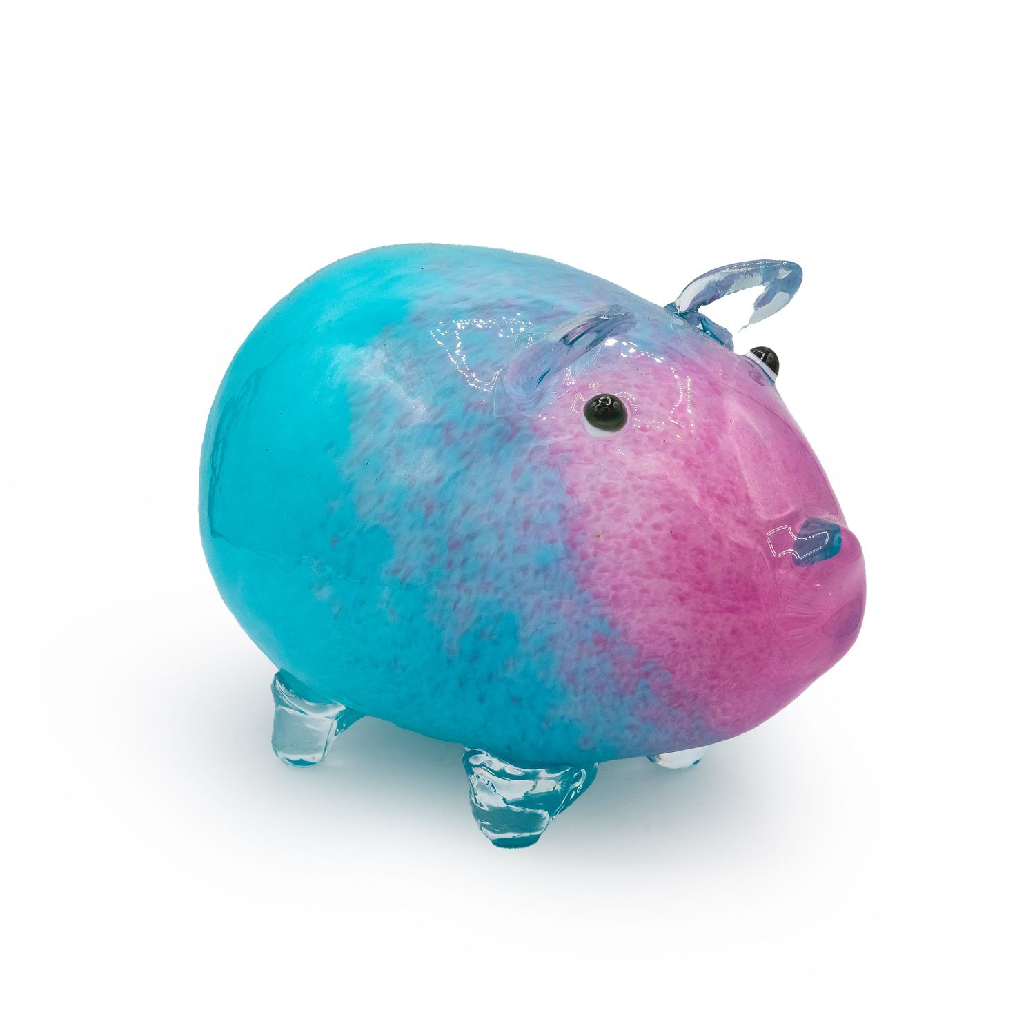 Decorative Glass Pig LRG