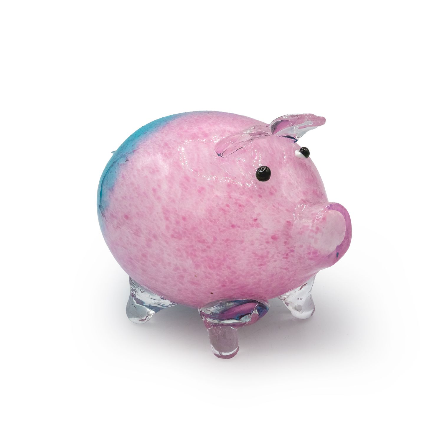 Decorative Glass Pig MED