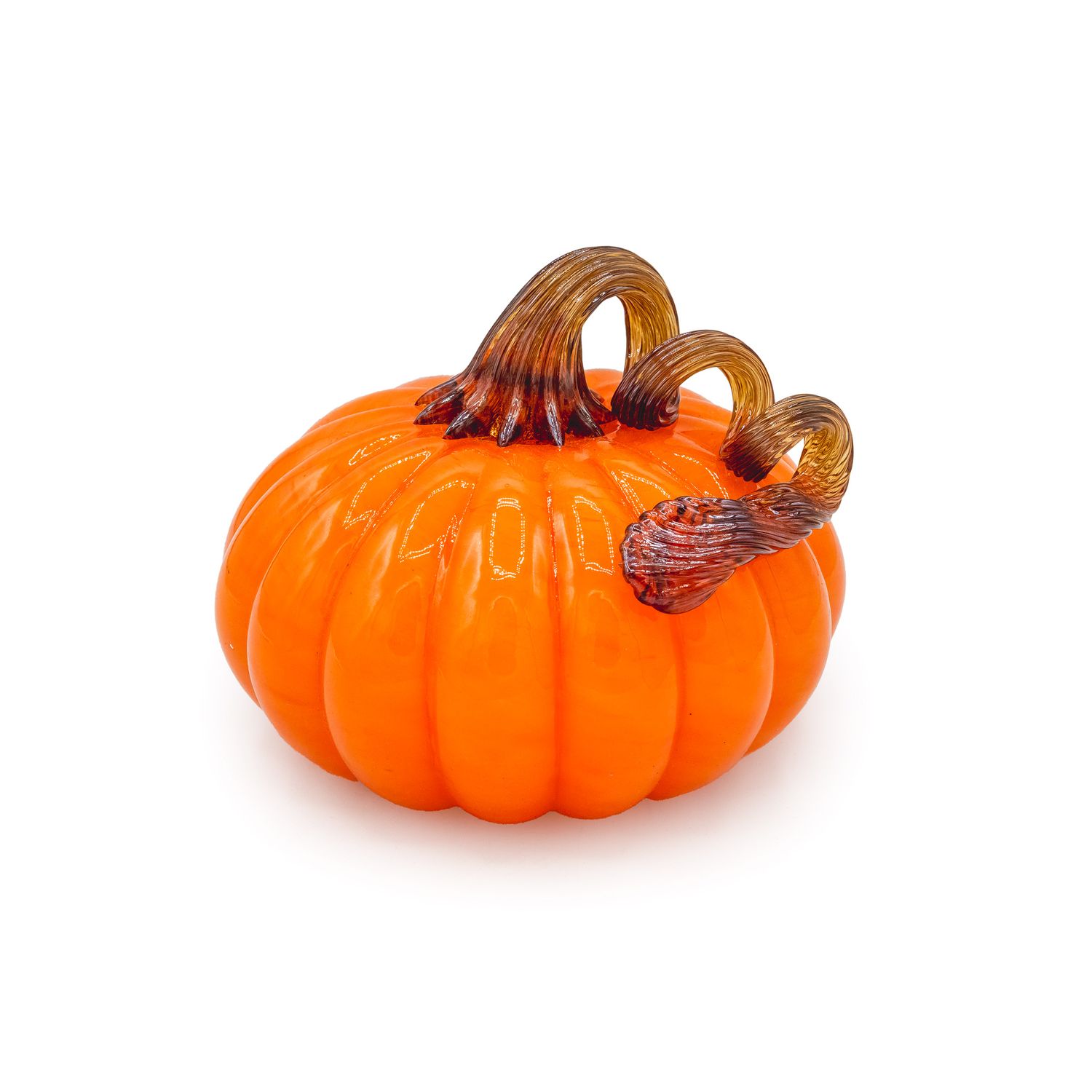 Glass Pumpkin Orange SM