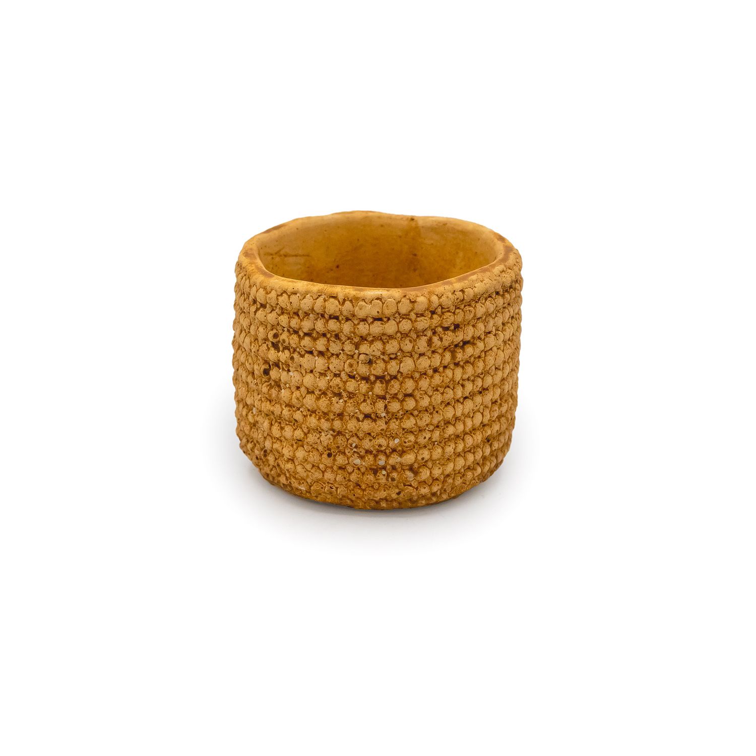 Flower Pot Clay Yellow SM