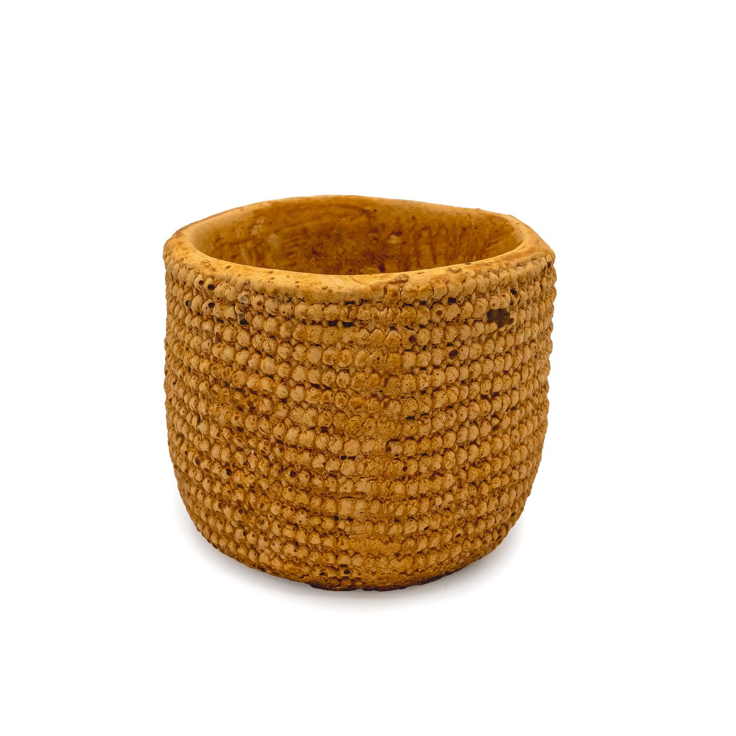 Flower Pot Clay Yellow MED