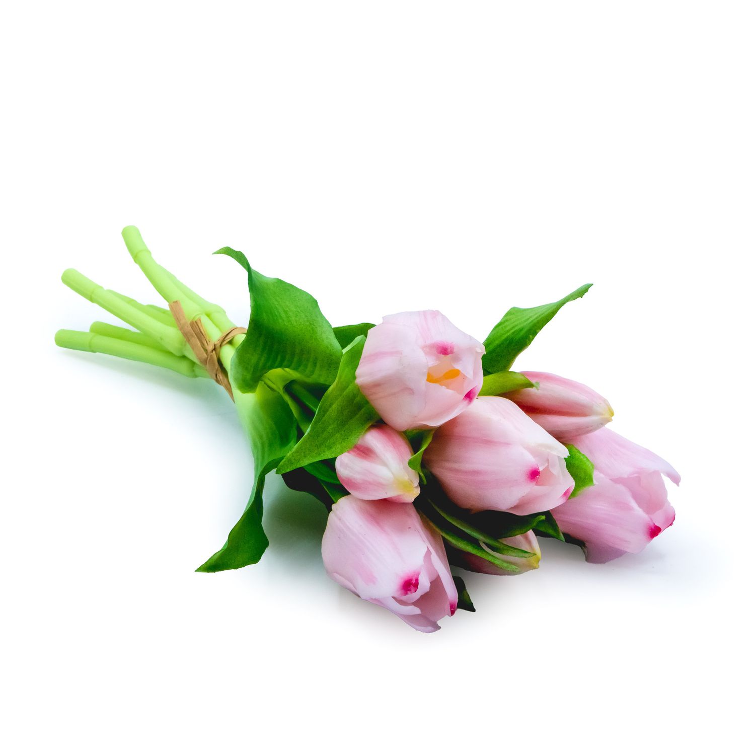Faux Tulip Bunch- Light Pink
