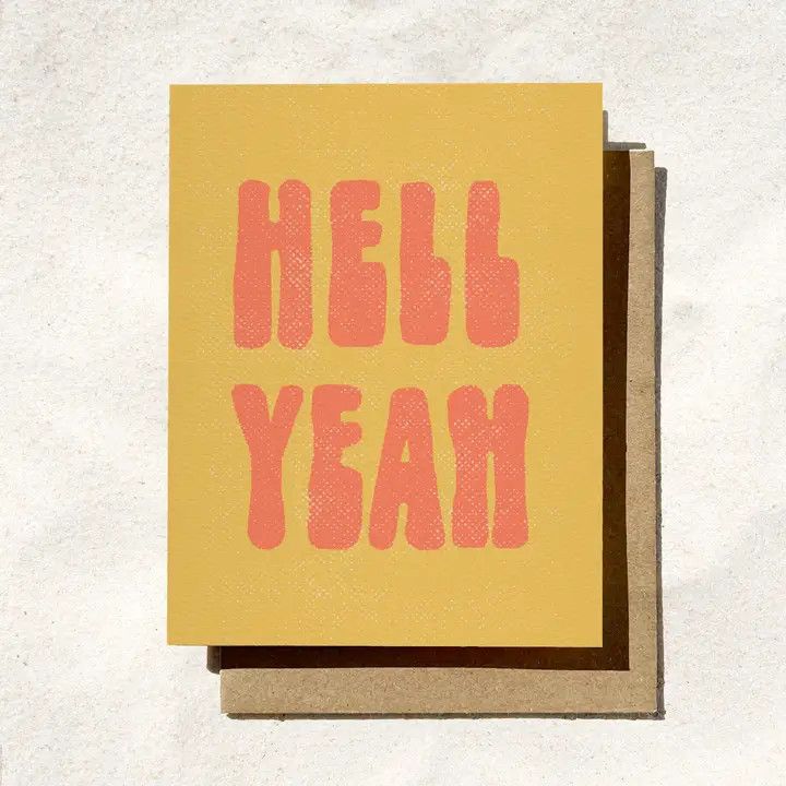 Congratulations Card - Hell Yeah