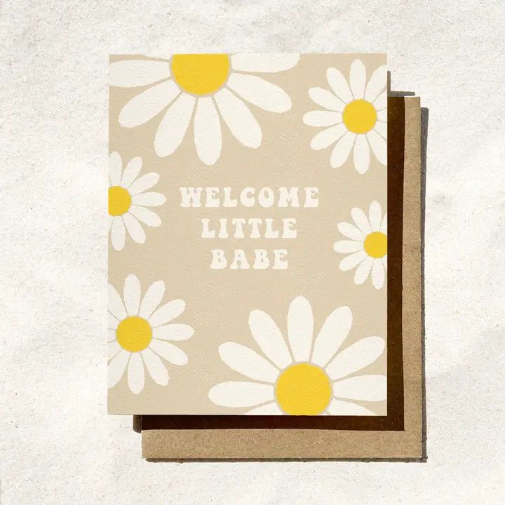 Baby Card - Welcome Little Babe