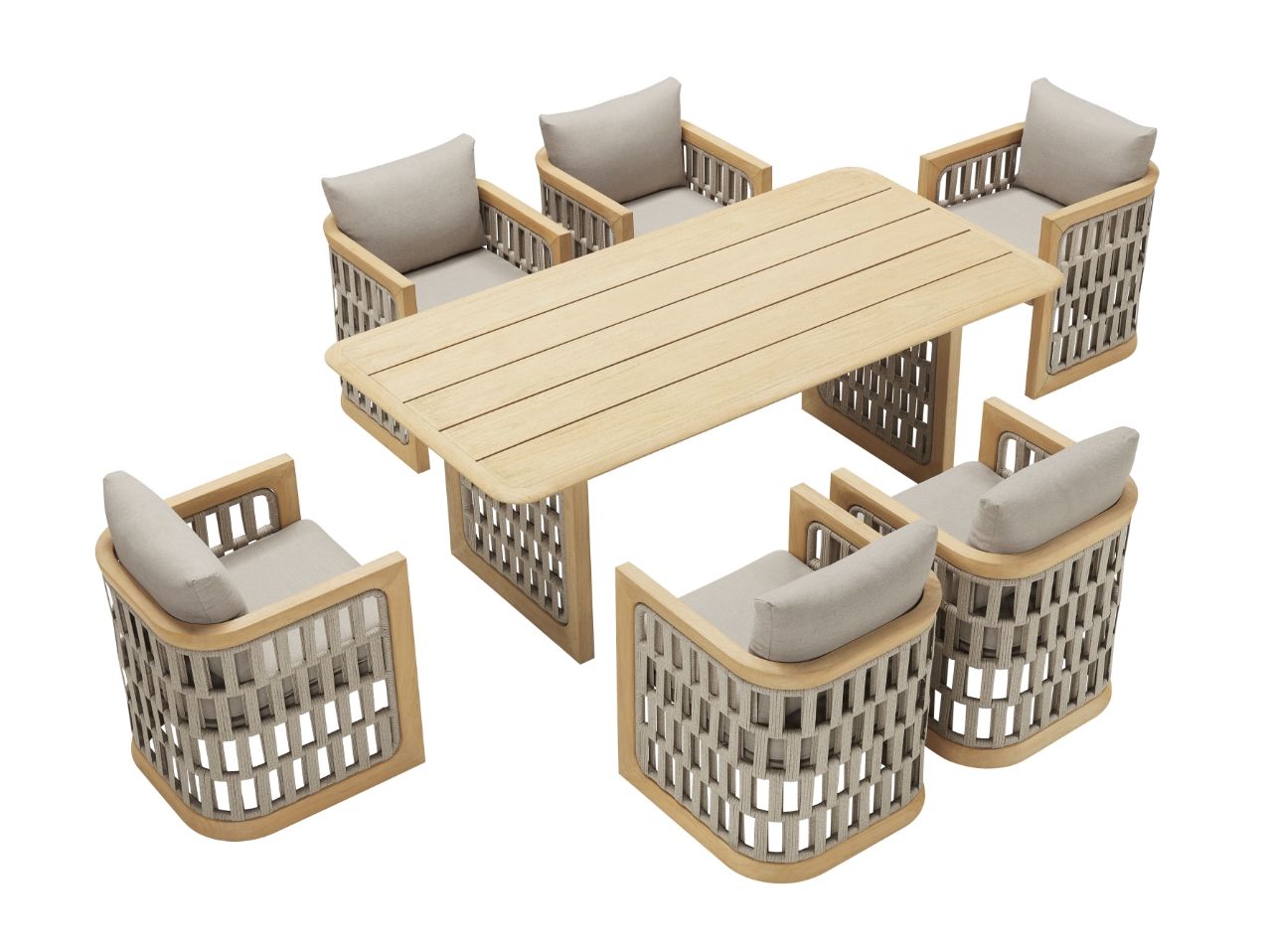 Garden Collection - Dining Set (6)