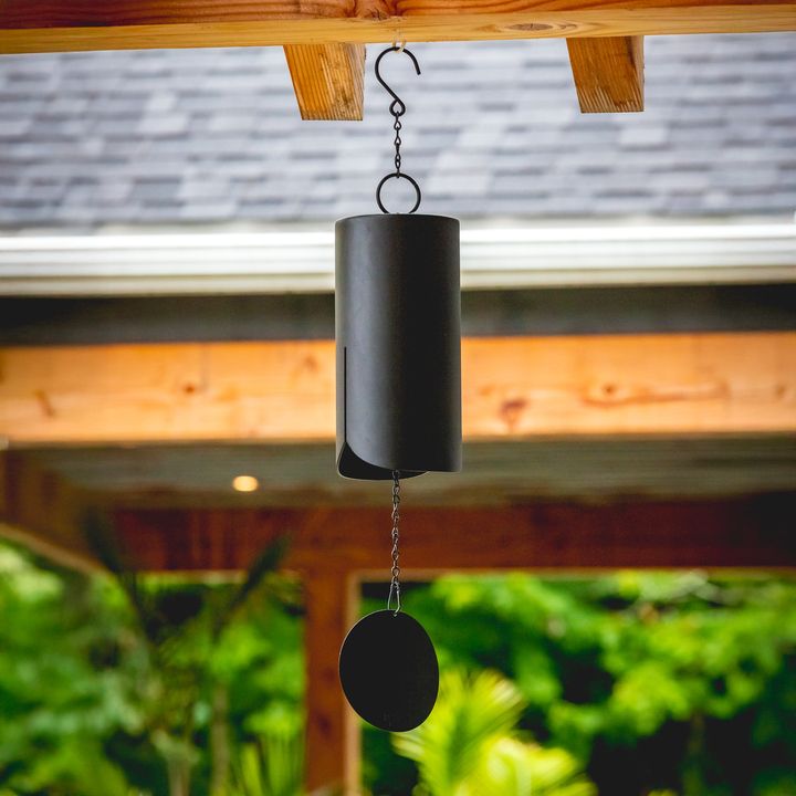 Cow Bell Black Chime LRG