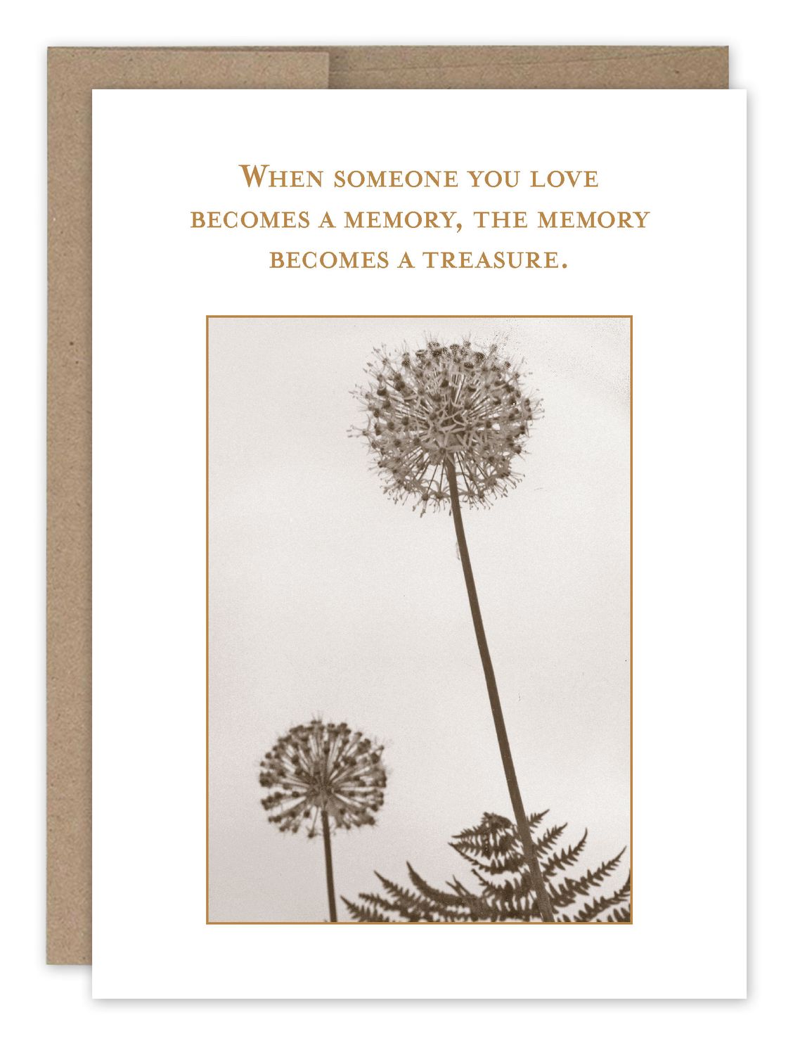 Sympathy Card: Memory Treasure