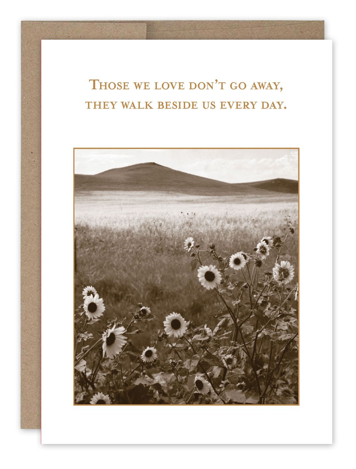 Sympathy Card:  Walk Beside Us