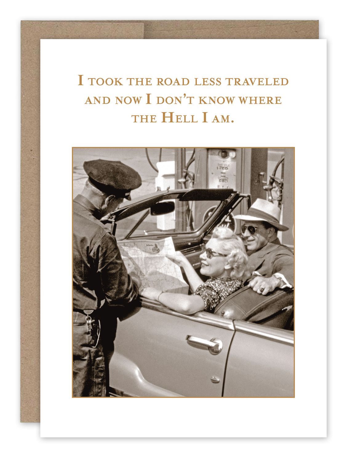 Birthday Card: Less Travelled