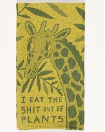 Dish Towel, Style: I Eat The
