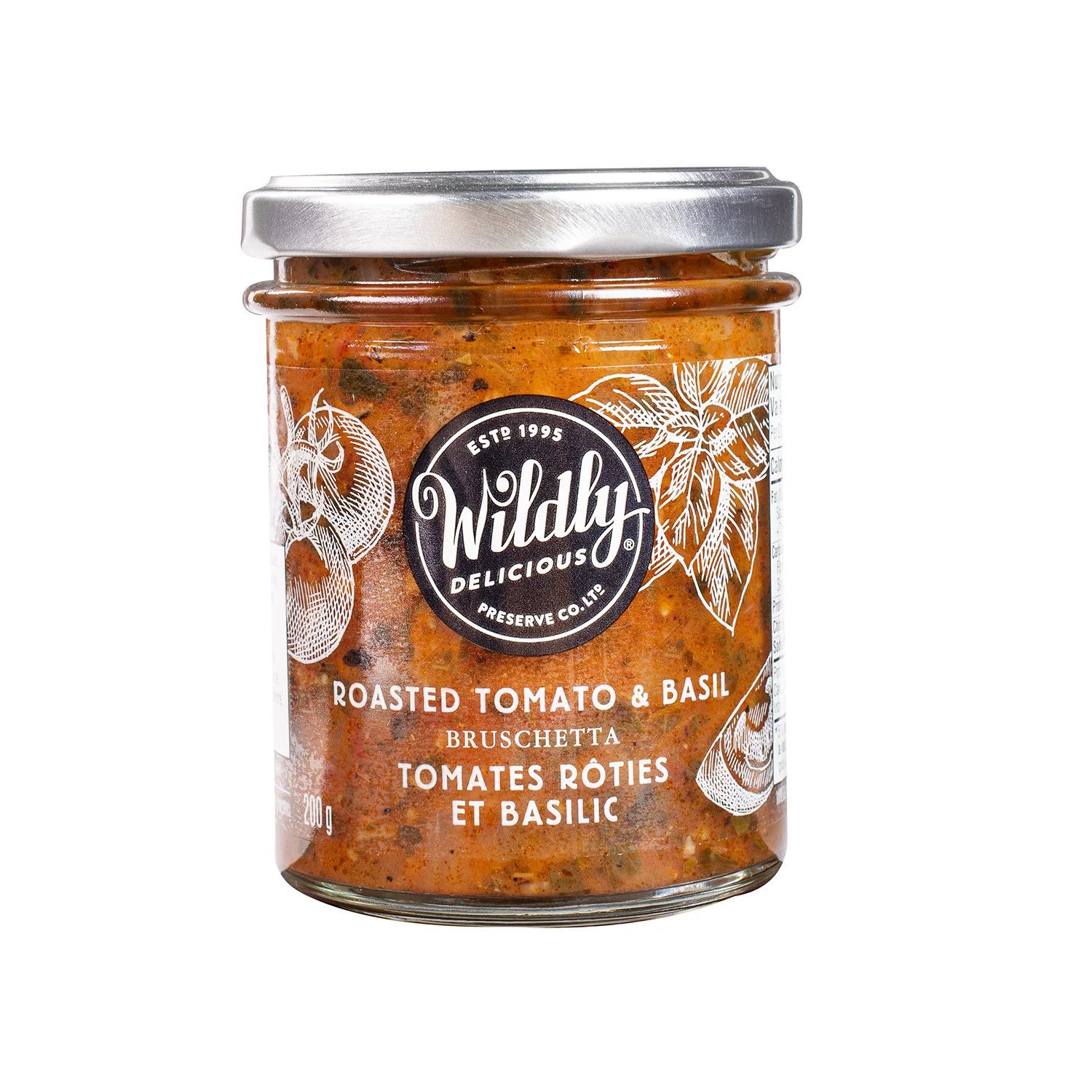 Roasted Tomato &amp; Basil Bruschetta