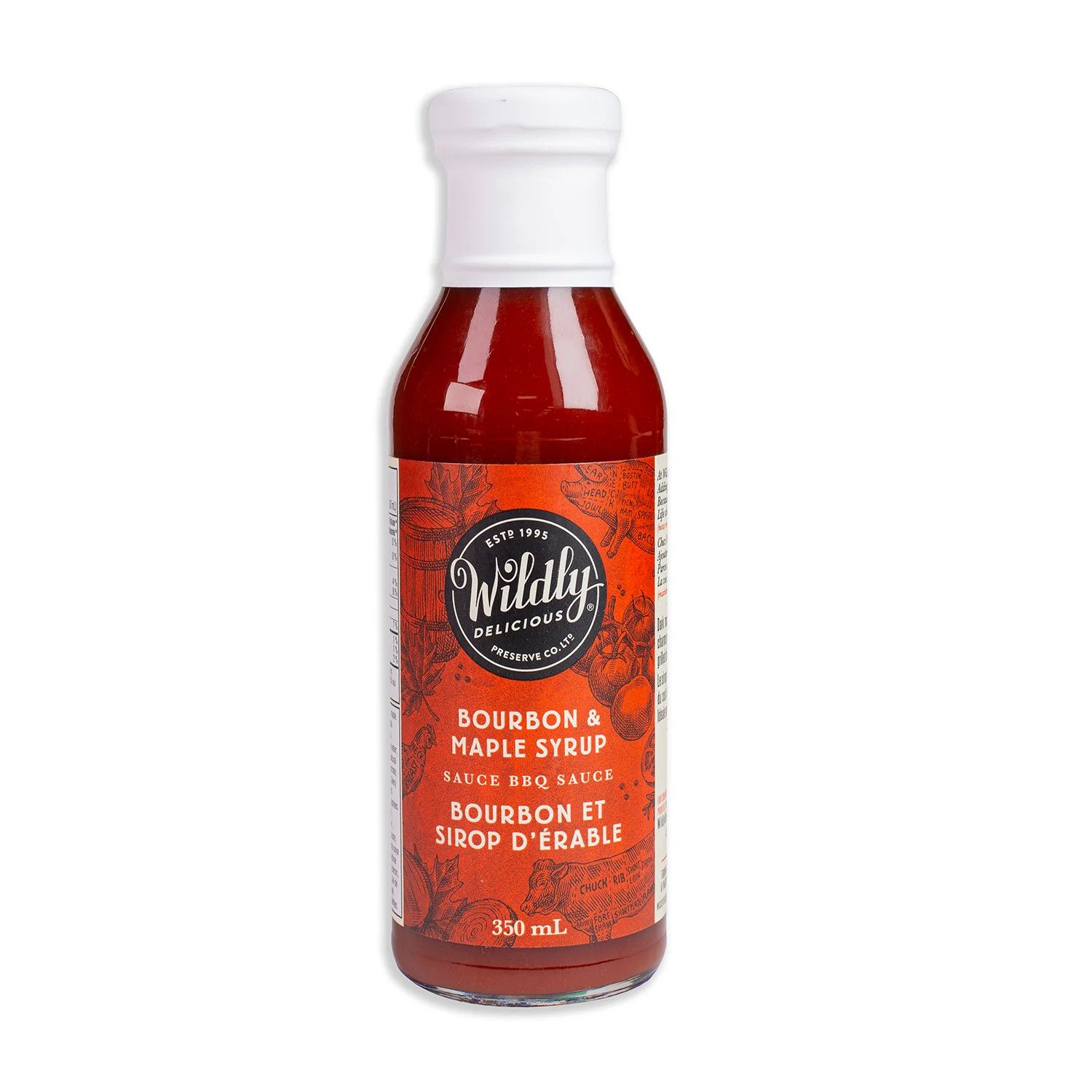 BBQ/Grilling Sauce 350 ml - Bourbon &amp; Maple Syrup