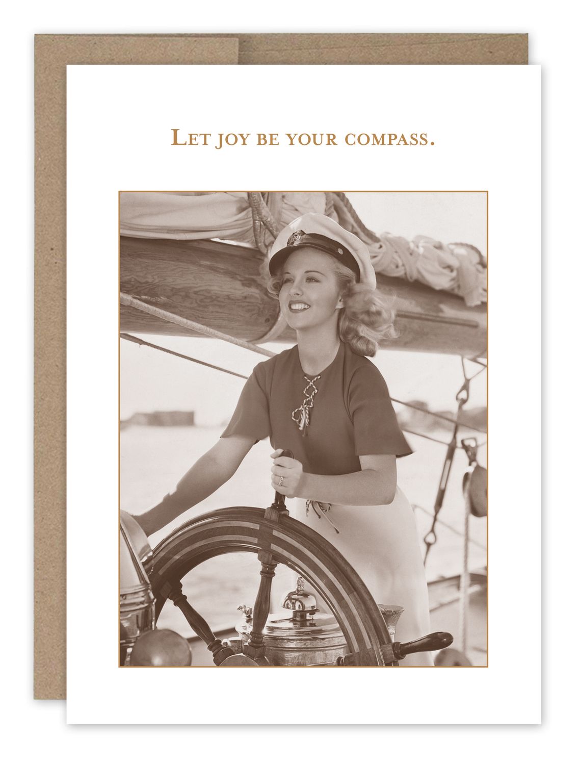 Birthday Card: Joy Be Compass