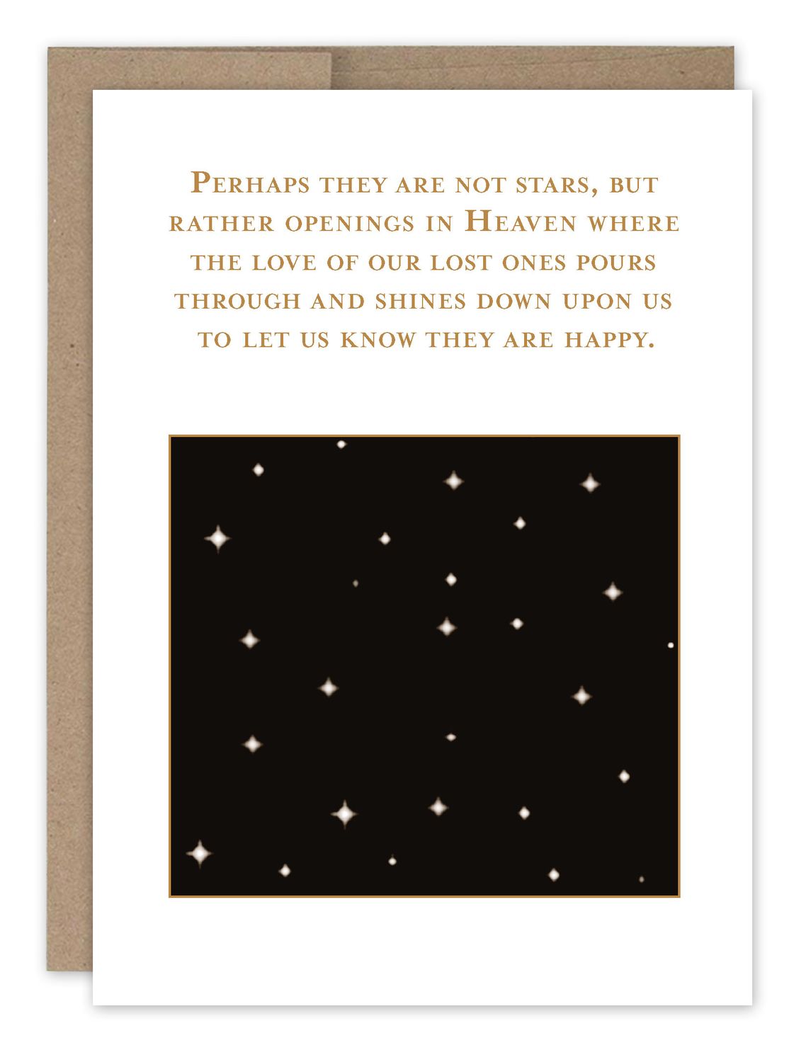Sympathy Card: Stars in Heaven