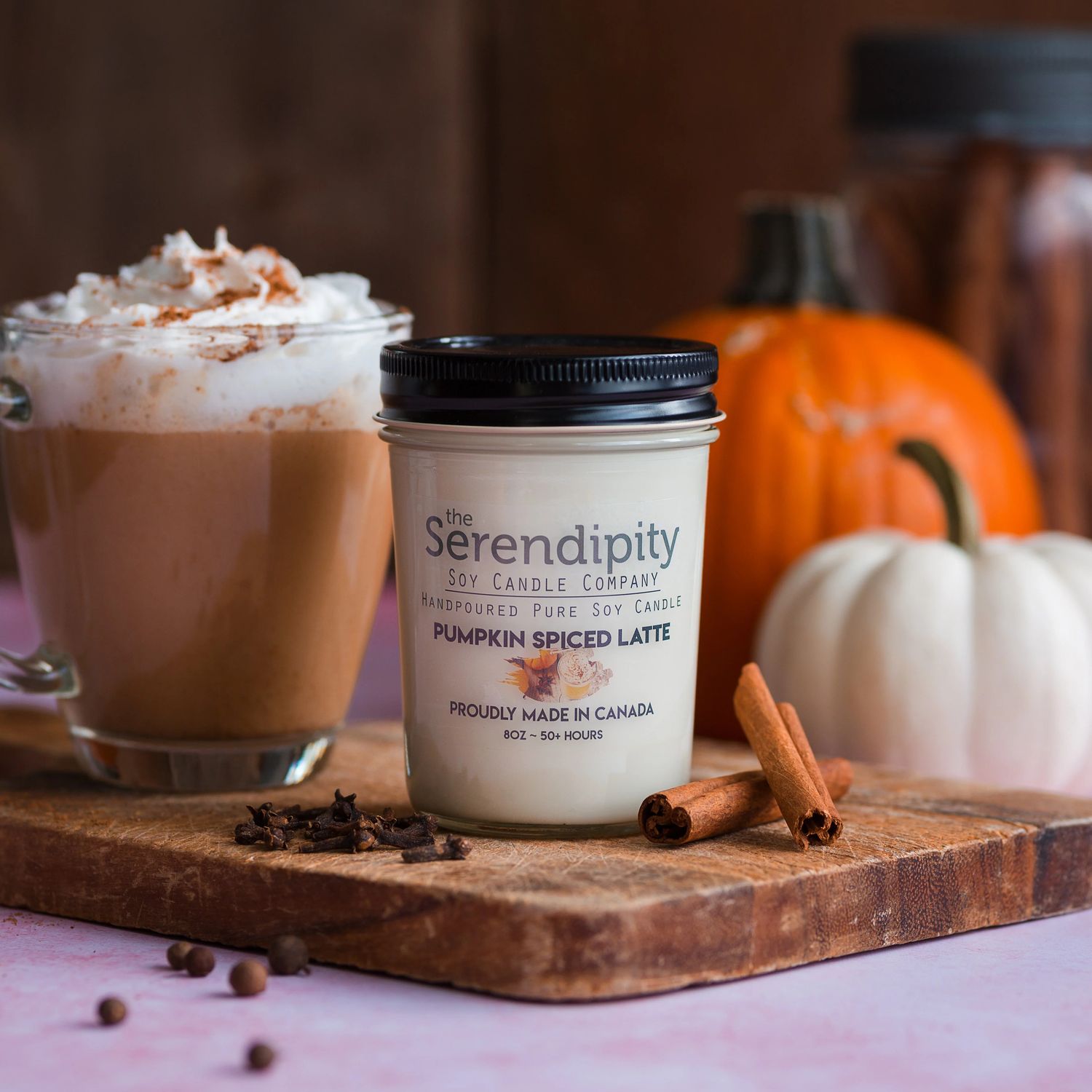 Soy Candle - Pumpkin Spiced Latte 8oz