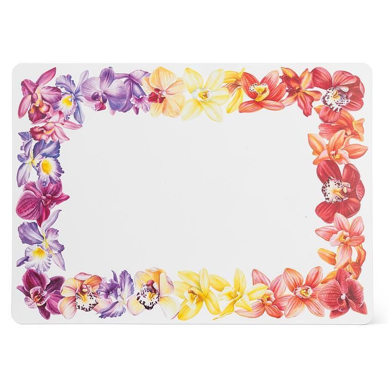 Placemat - Orchid Border
