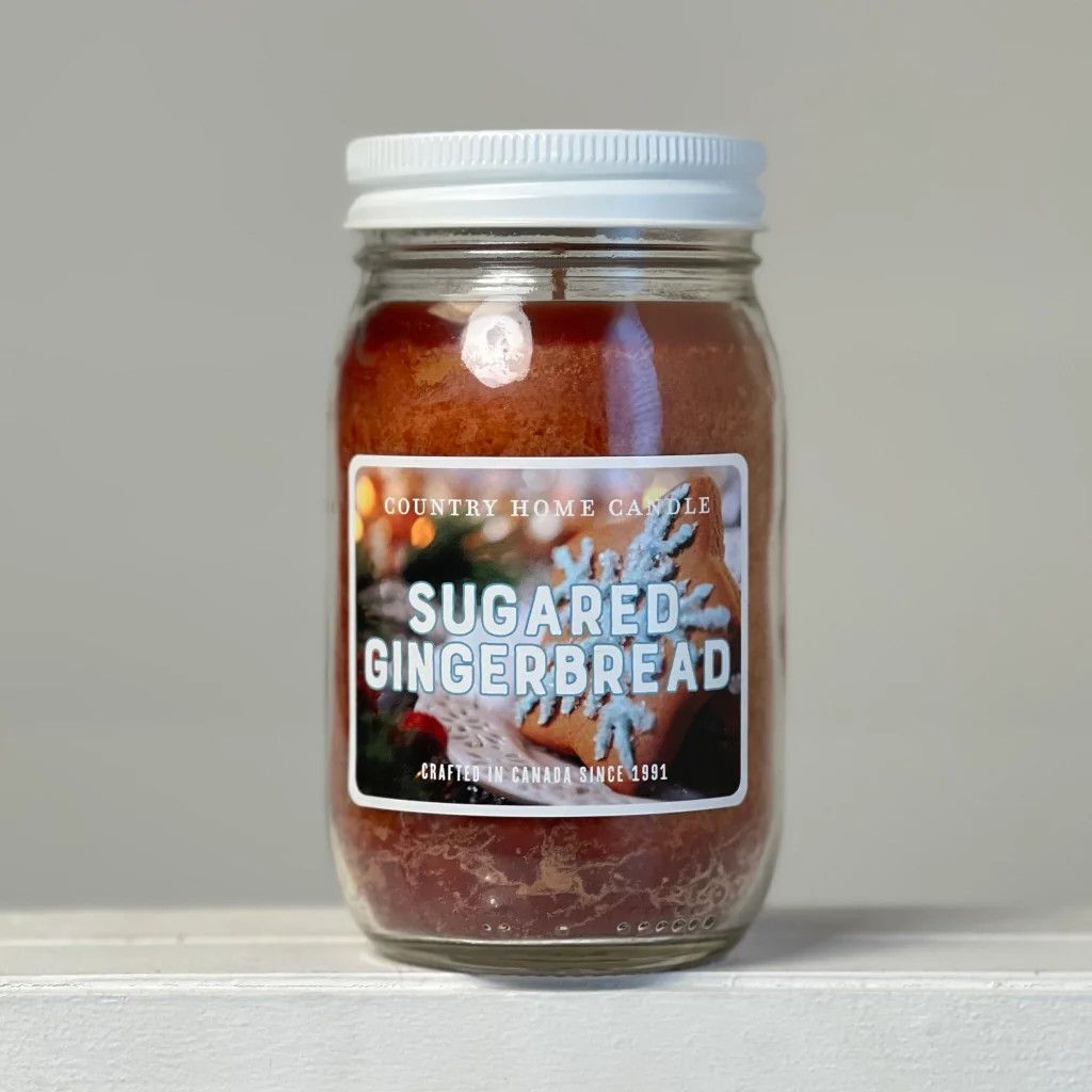 Candle 16 oz. Sugared Gingerbread