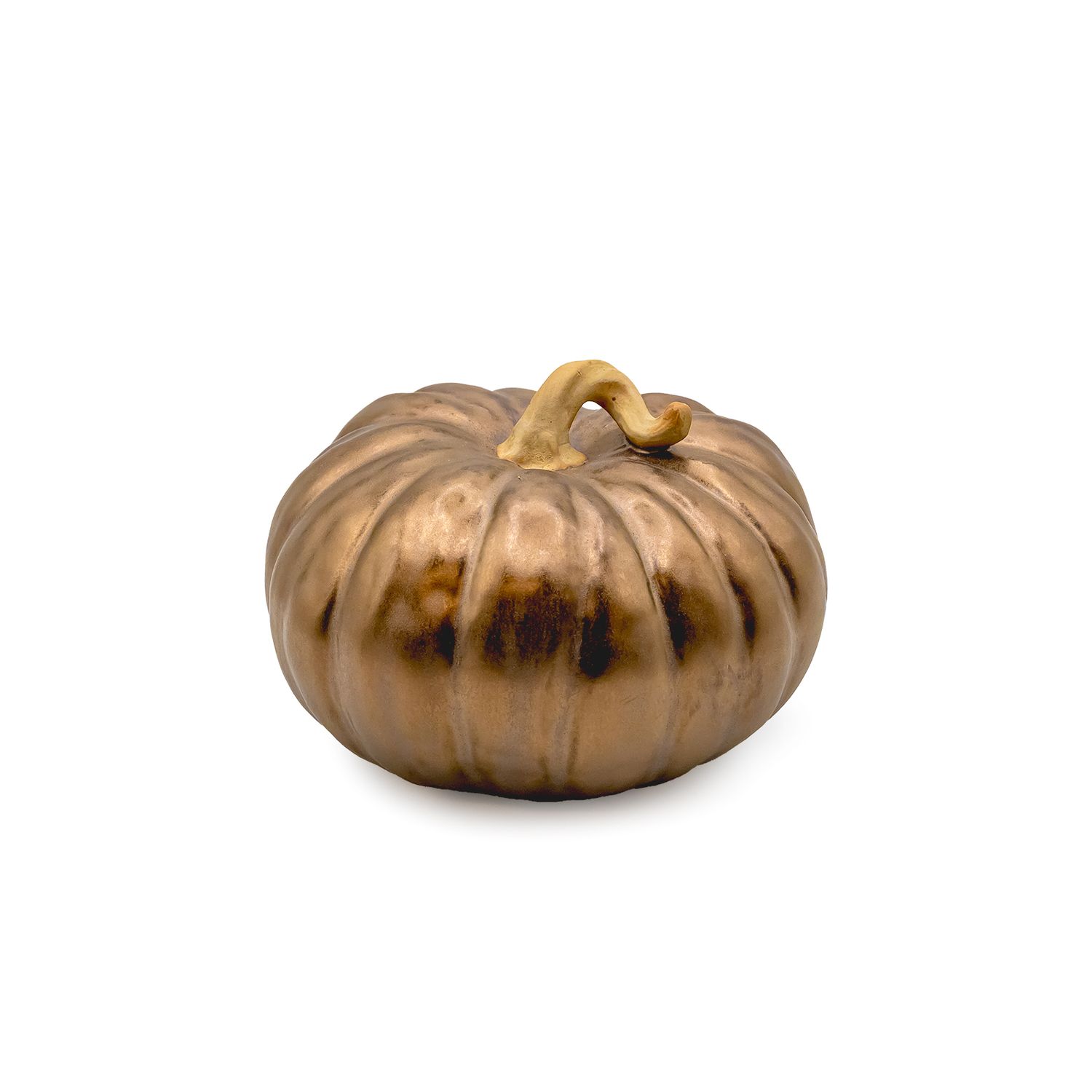 Ceramic Pumpkin Bronze - SM