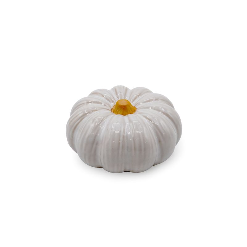 Ceramic Pumpkin White - Mini