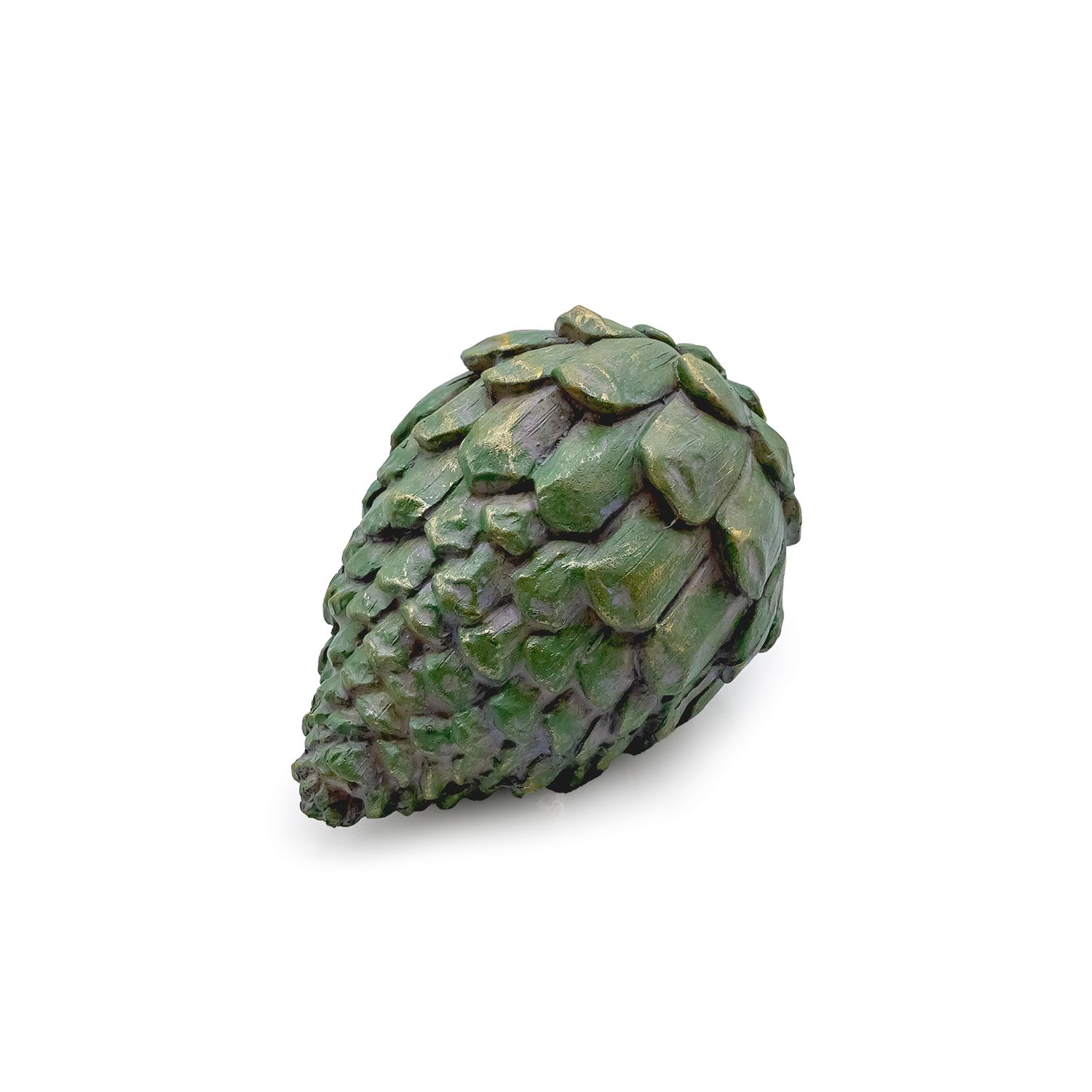 Ceramic Pinecone Green