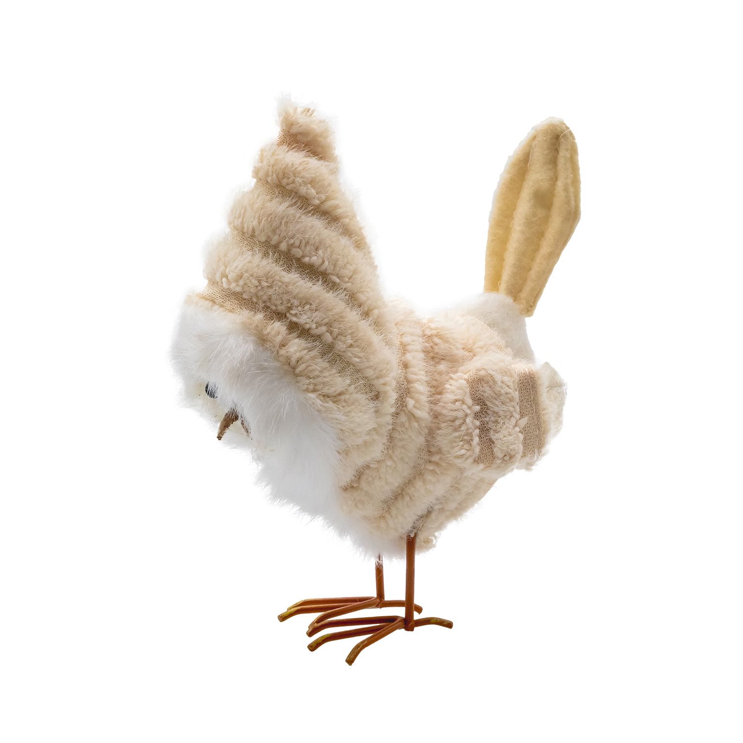 Standing Bird Cream - Pointed Hat