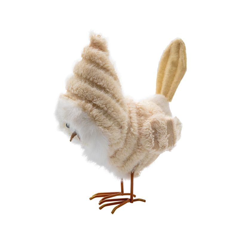 Standing Bird Cream - Pointed Hat