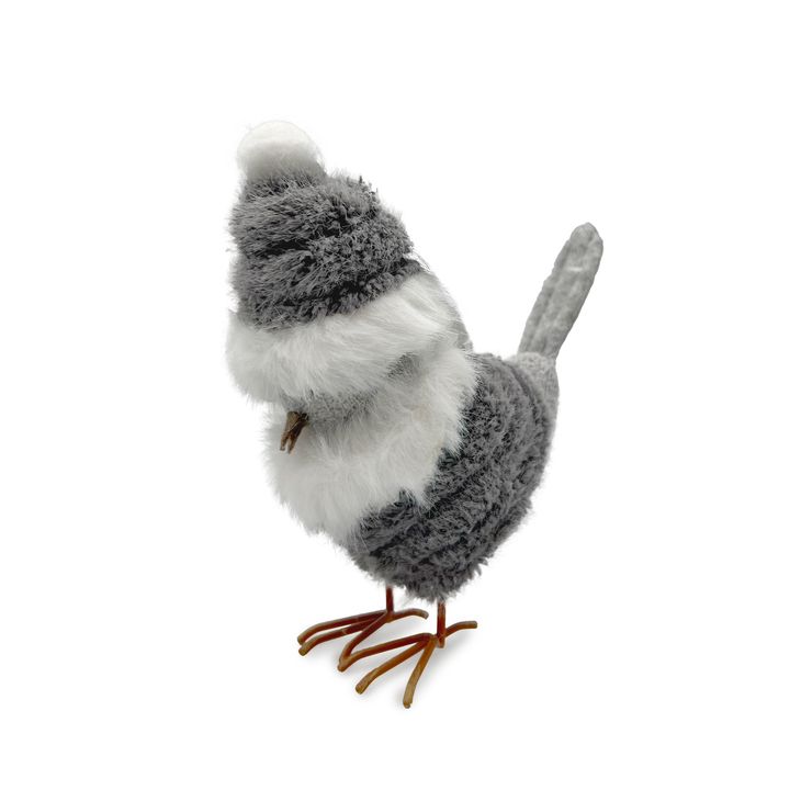 Standing Bird Grey - Pom-Pom Hat