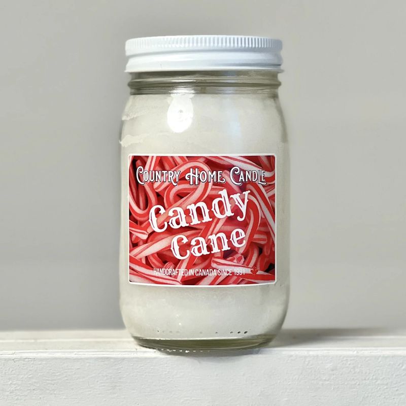 Candle 16 oz. Candy Cane