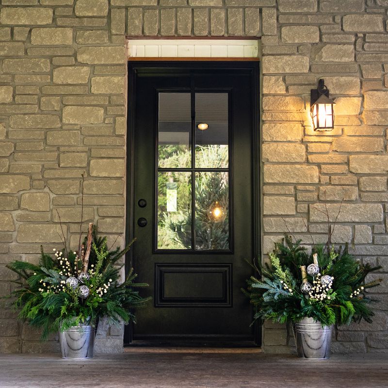 Festive Urn- White - Double