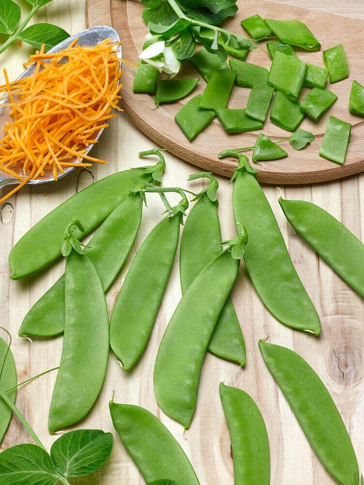 Peas ORGANIC (seed pkg), Variety: Oregon Sugar Pod