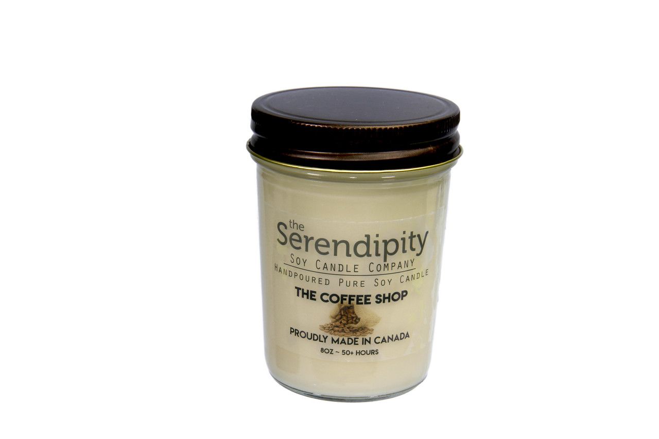 Soy Candle - The Coffee Shop, Size: 8oz