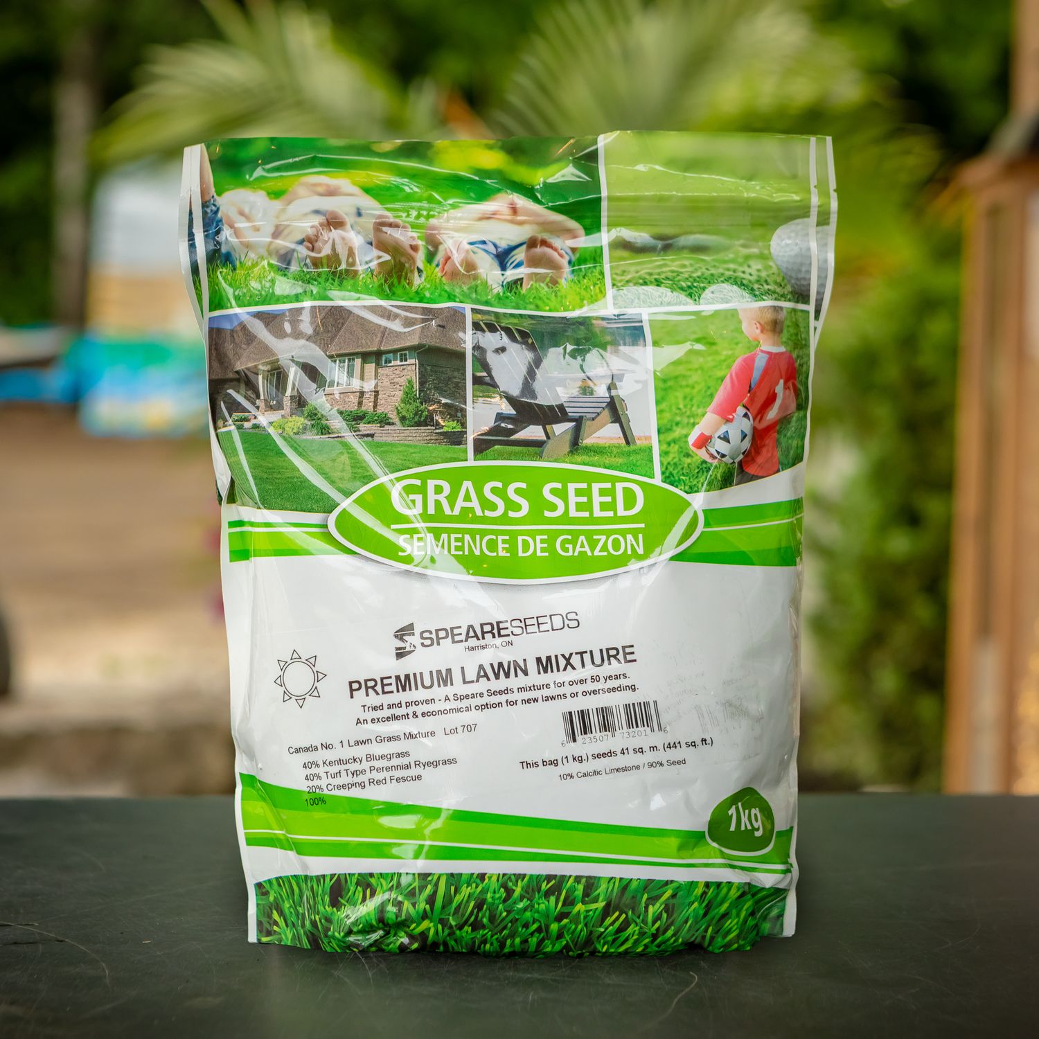 Grass Seed: Premium CAMPUS Lawn Mix, Size: 1 lb