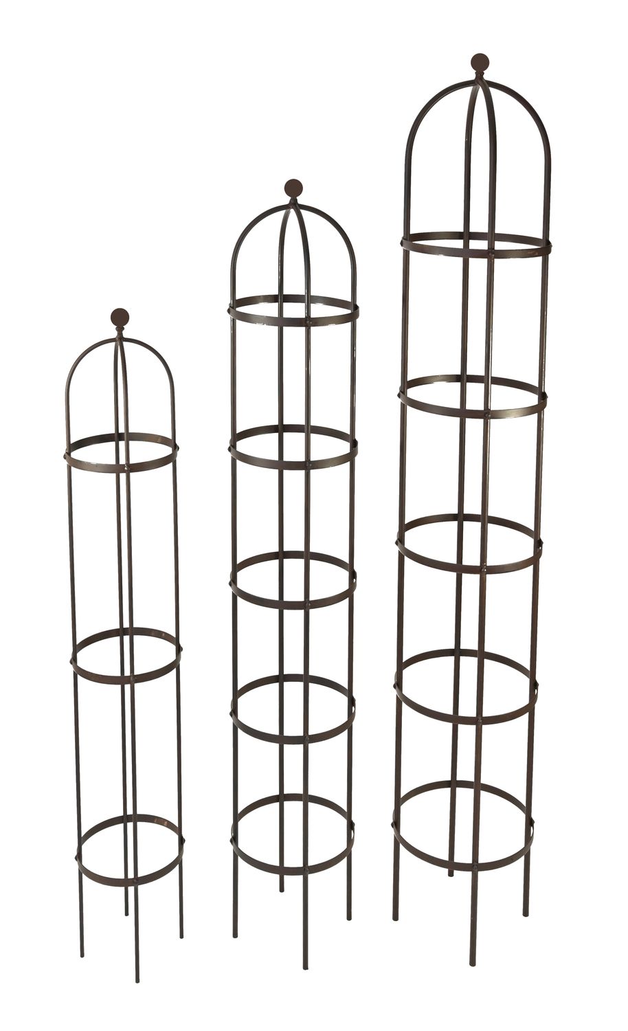 Metal Garden Cone Obelisk