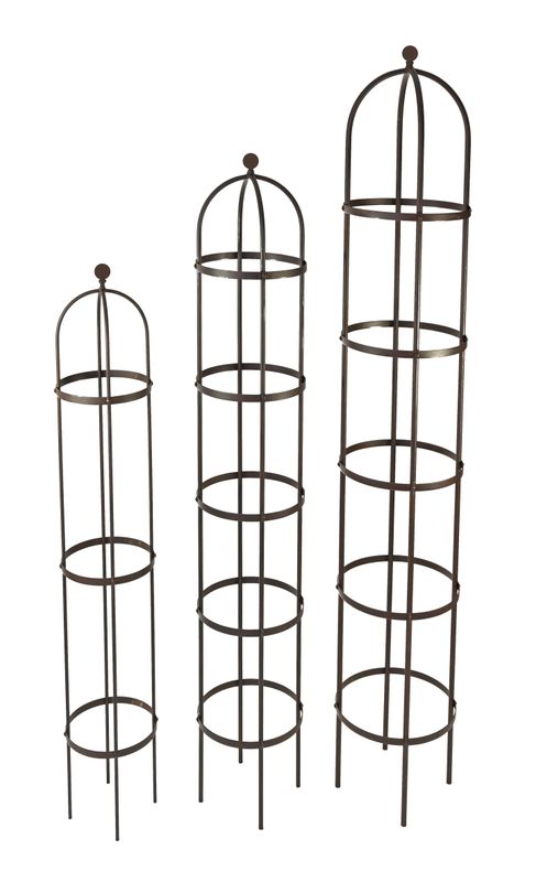 Metal Garden Cone Obelisk