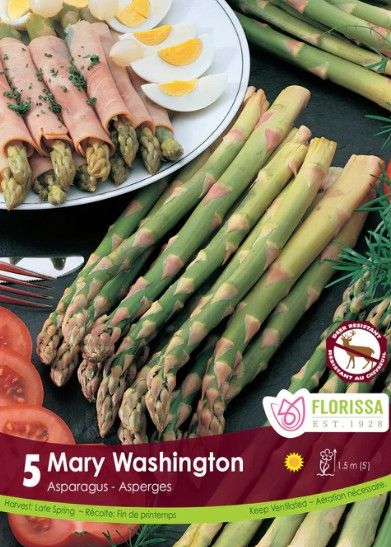 Asparagus (root pkg) - Mary Washington (5/pkg)